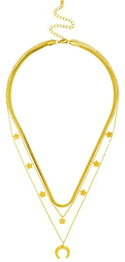 Collana stratificata - Golden Trio