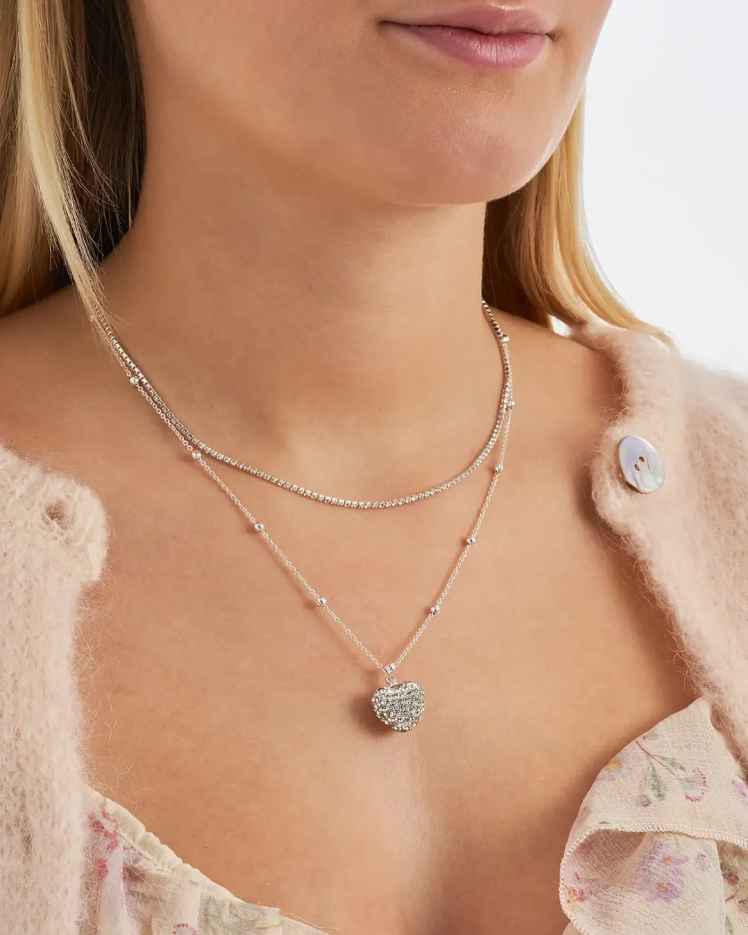 Collana stratificata - Adorable Heart