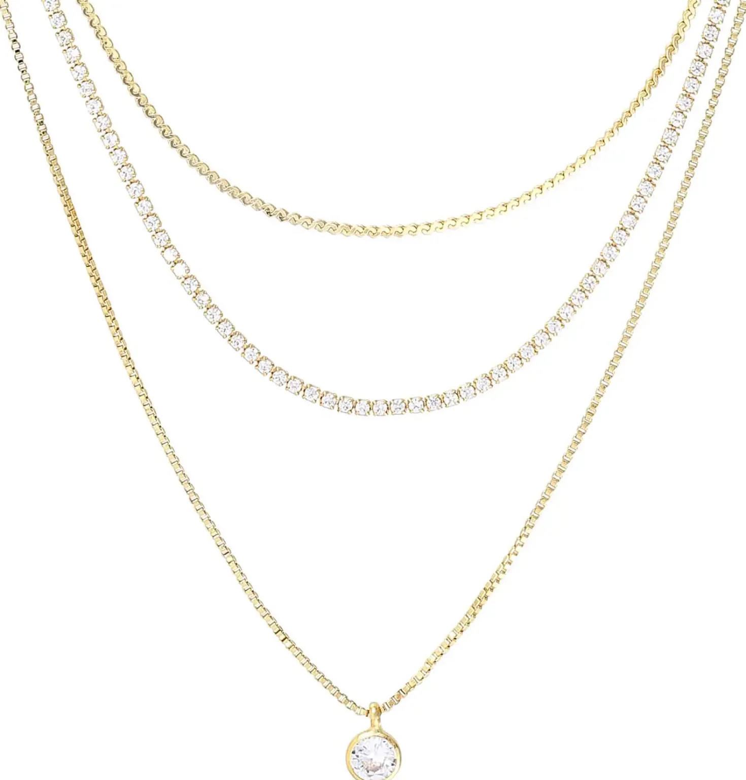Collana stratificata - Basic Trio