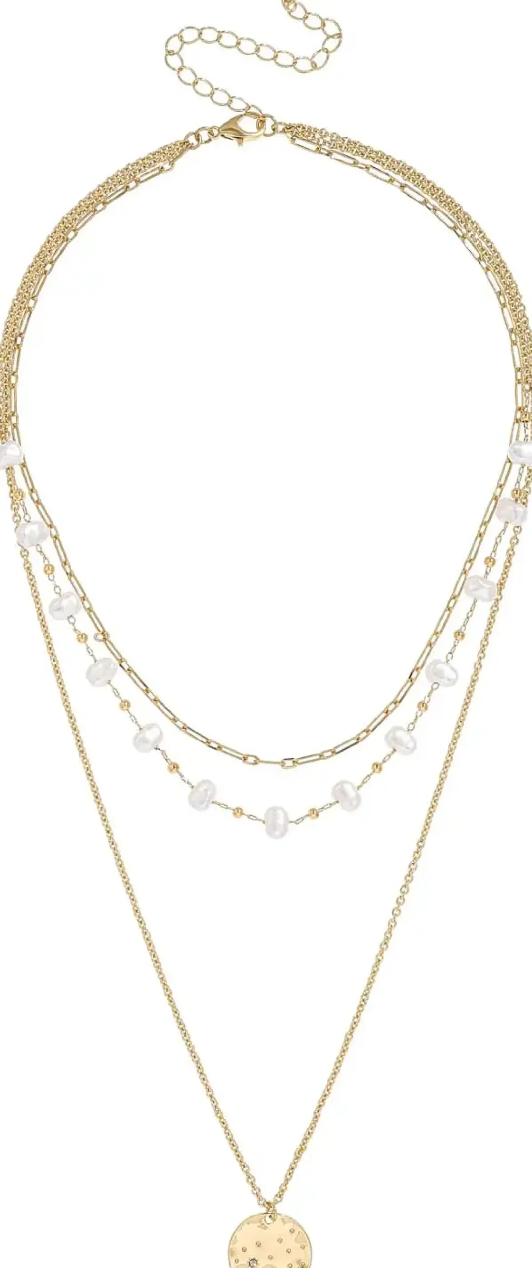 Collana stratificata - Beach Pearls