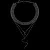 Collana stratificata - Black Glamour