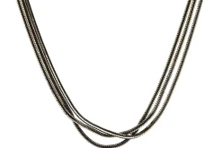 Collana stratificata - Black Elegance