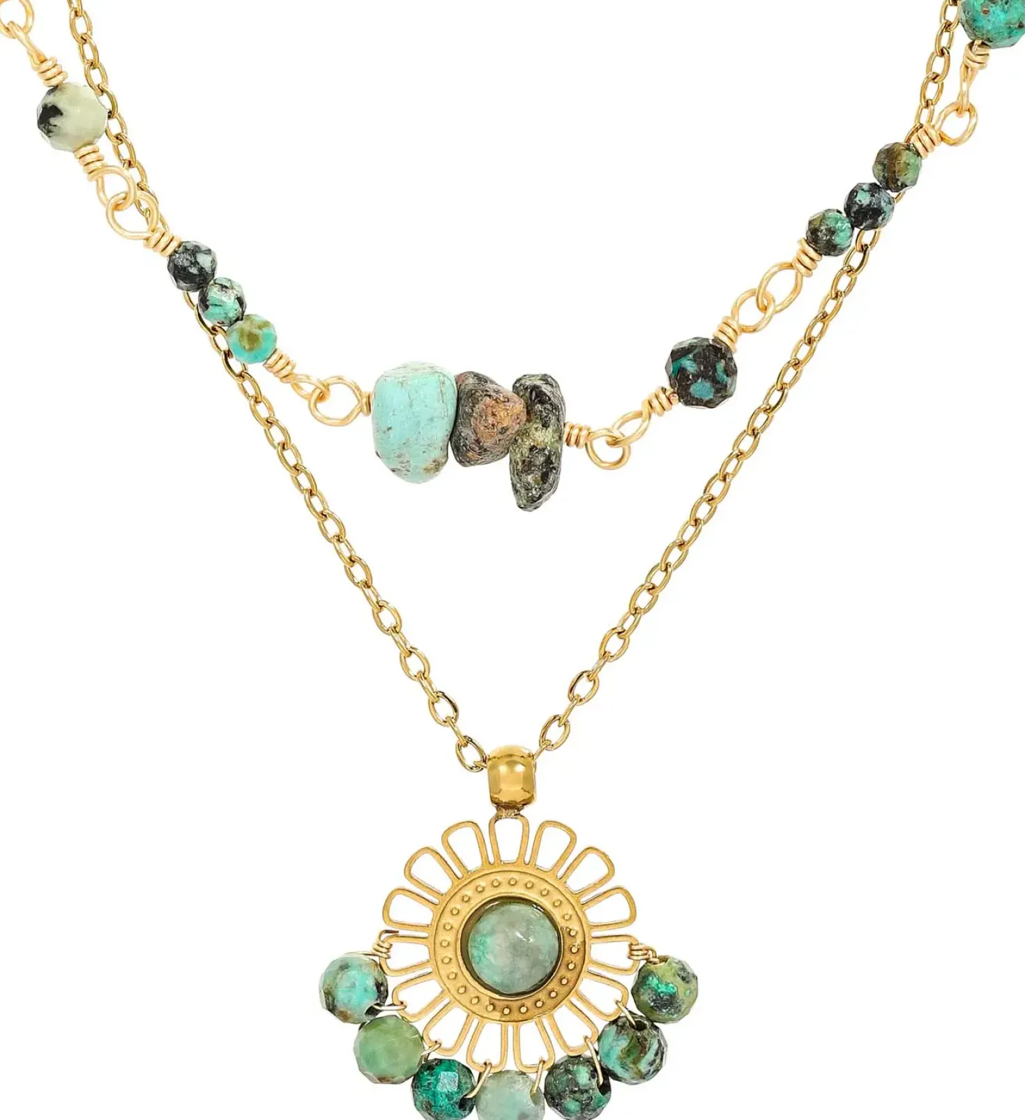 Collana stratificata - Boho Elegance