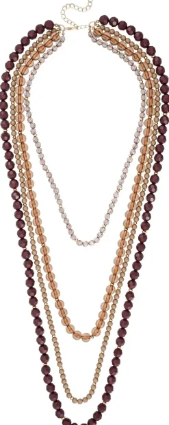 Collana stratificata - Brown Beads