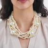 Collana stratificata - Chunky Pearls