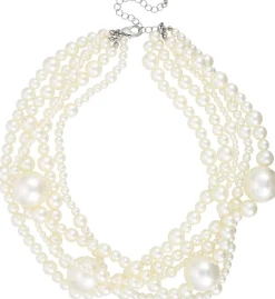 Collana stratificata - Chunky Pearls