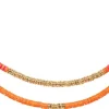 Collana stratificata - Coral Shine