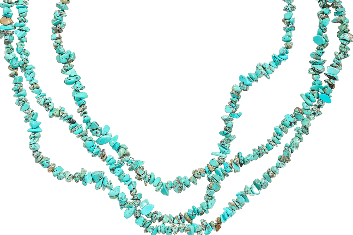 Collana stratificata - Edgy Turquoise