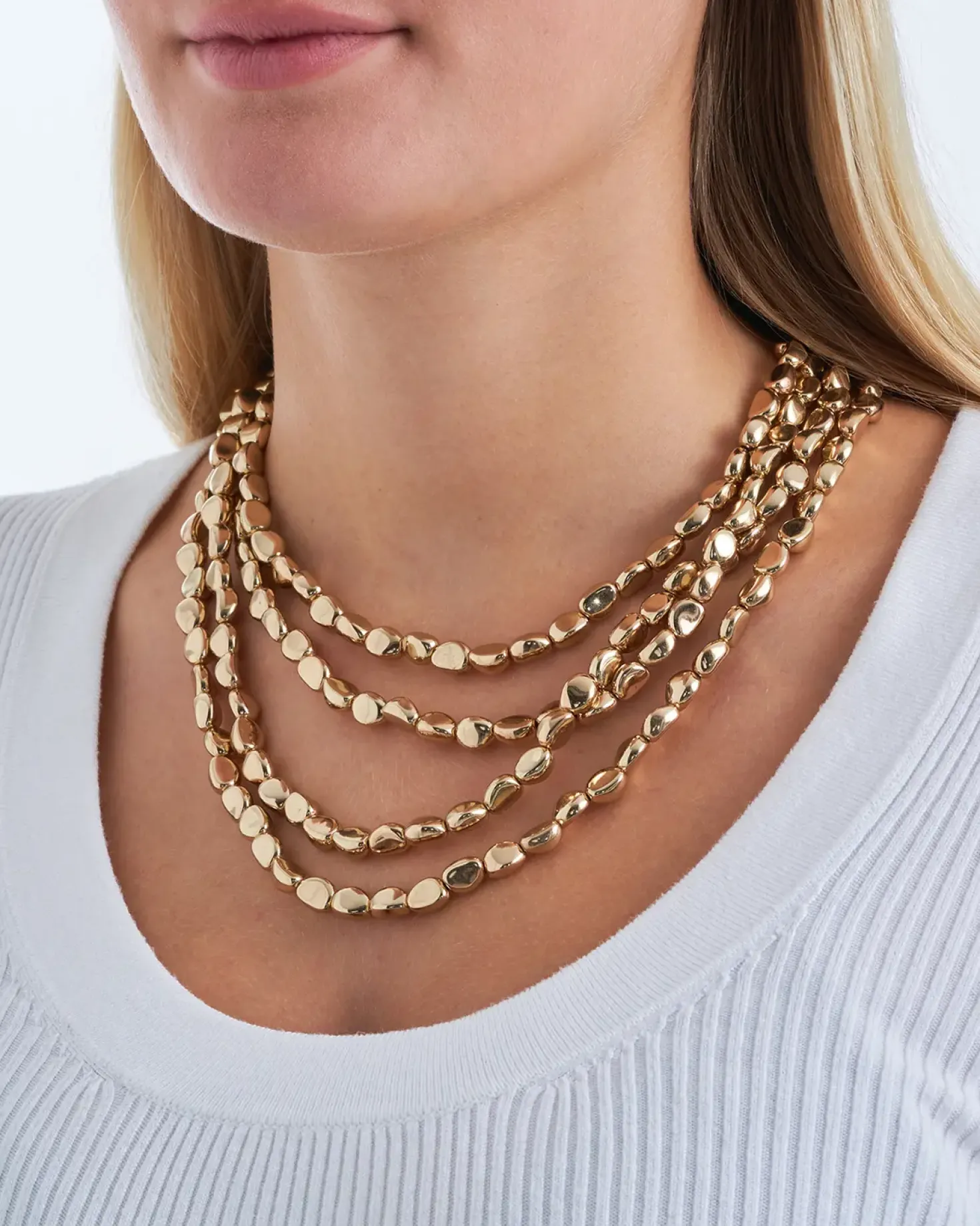 Collana stratificata - Golden Glow