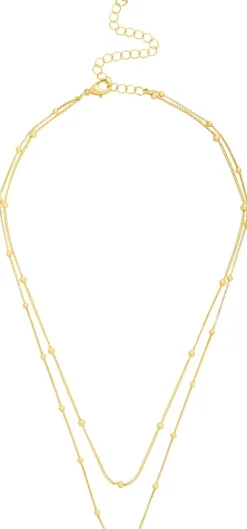 Collana stratificata - Golden Bubbles
