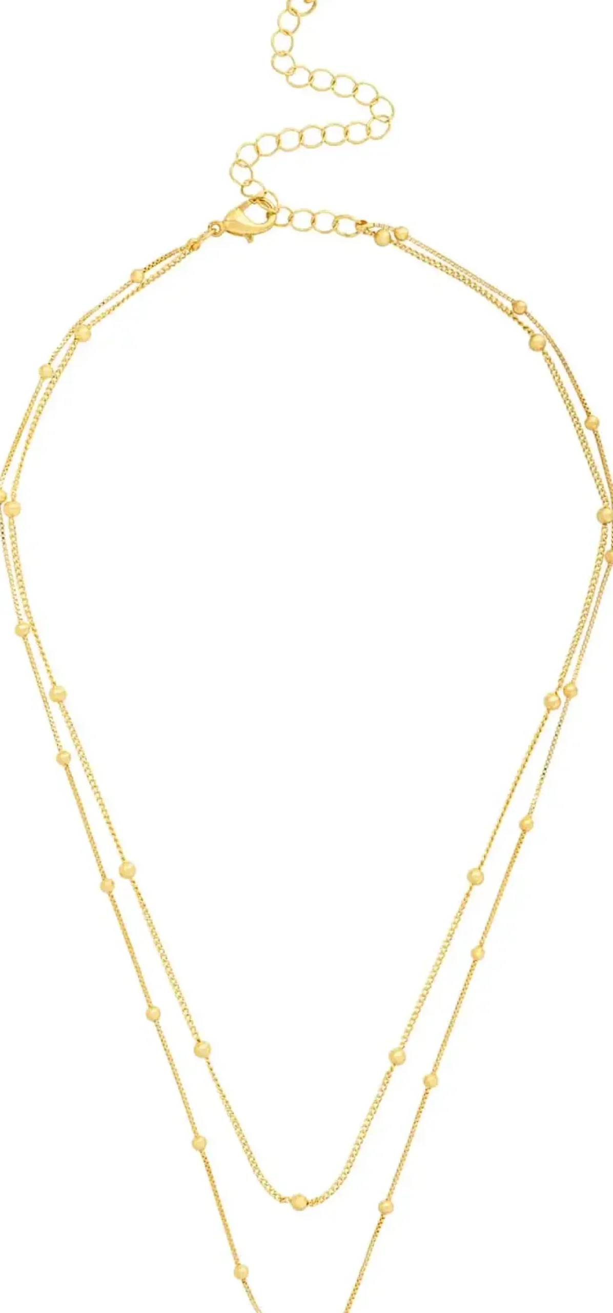 Collana stratificata - Golden Bubbles