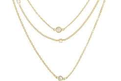 Collana stratificata - Golden Sparkle