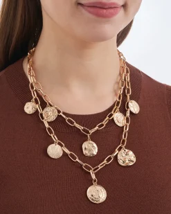 Collana stratificata - Golden Coins