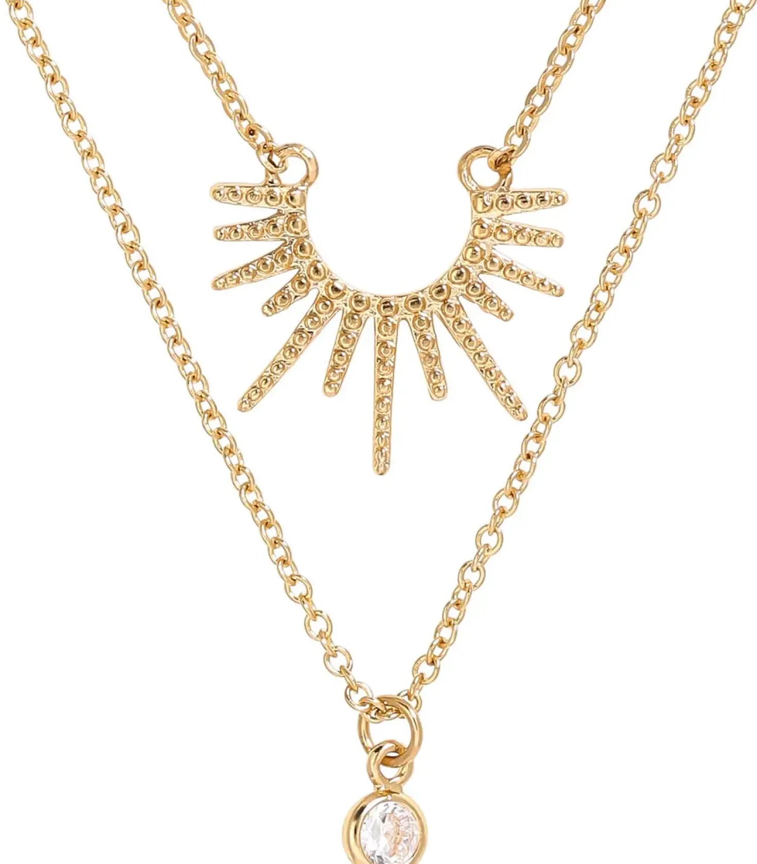 Collana stratificata - Golden Sunlight
