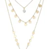 Collana stratificata - Golden Plates