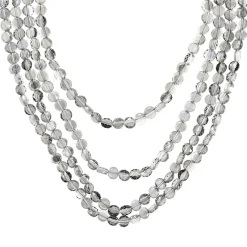 Collana stratificata - Grey Pearls