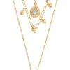 Collana stratificata - Hammered Sun