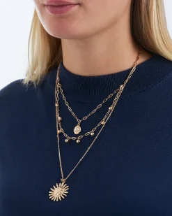 Collana stratificata - Hammered Sun