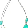Collana stratificata - Hammered Turquoise