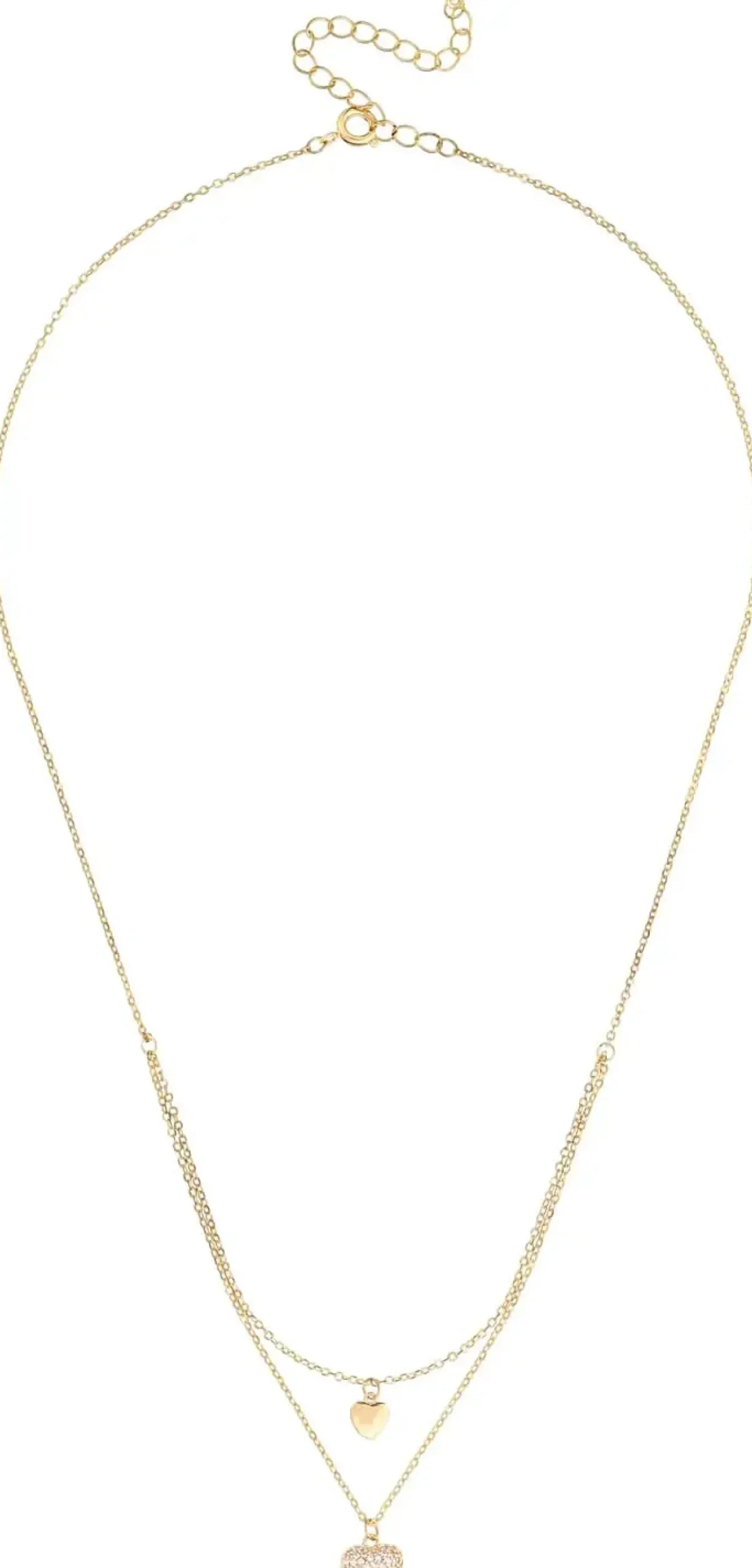 Collana stratificata - Heart Duo