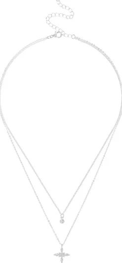Collana stratificata - Icy Cross