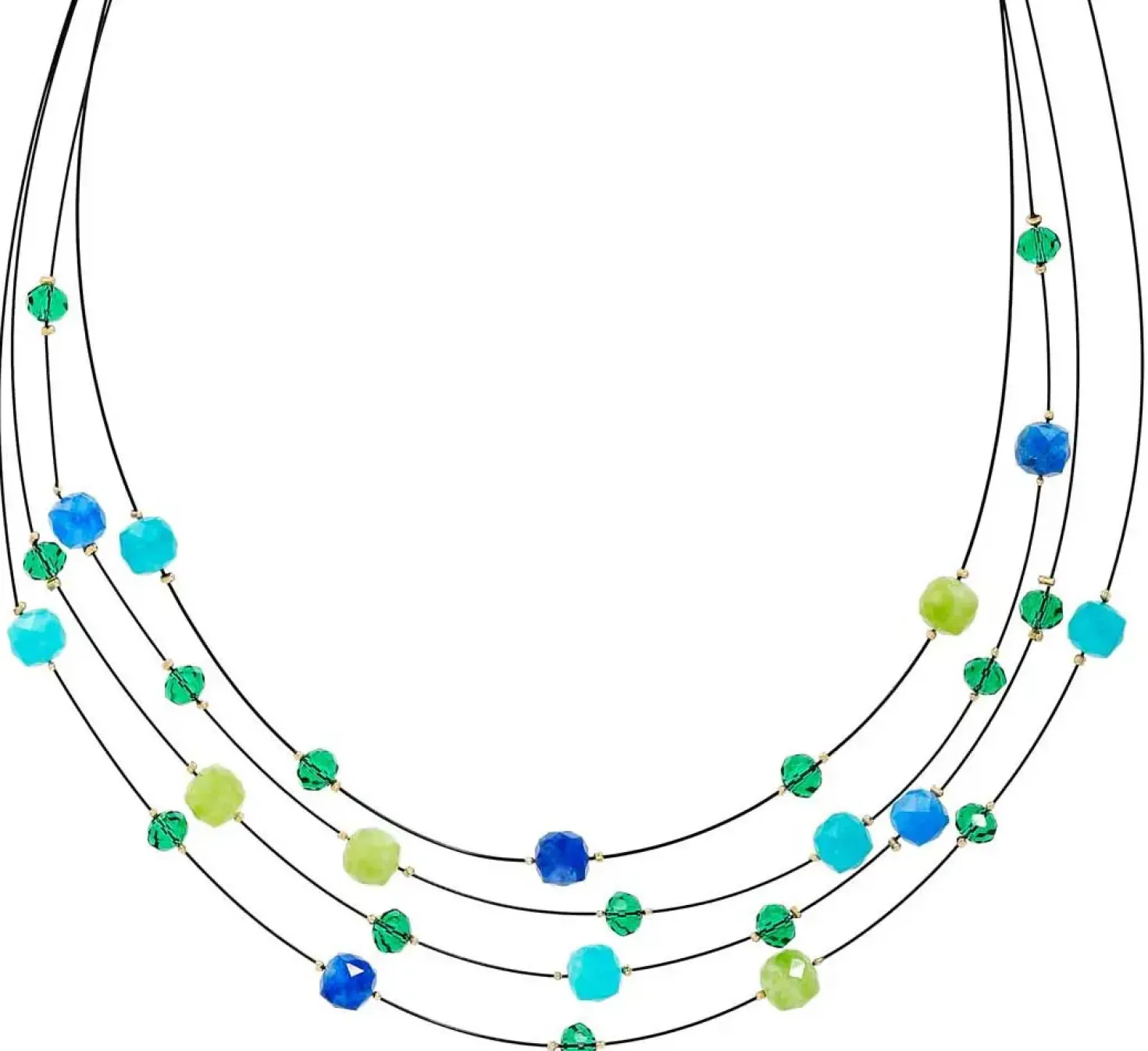 Collana stratificata - Jade Stone
