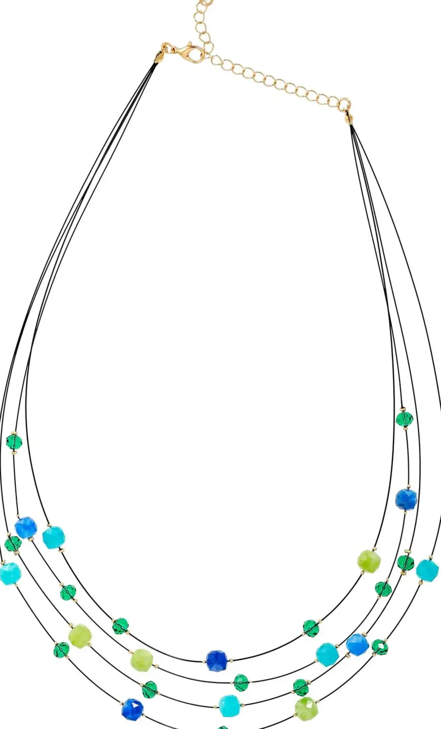 Collana stratificata - Jade Stone