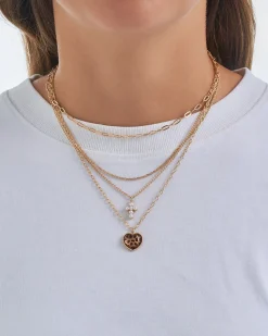 Collana stratificata - Leo Heart