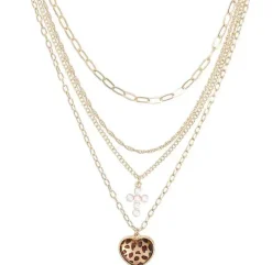 Collana stratificata - Leo Heart
