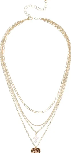 Collana stratificata - Leo Heart