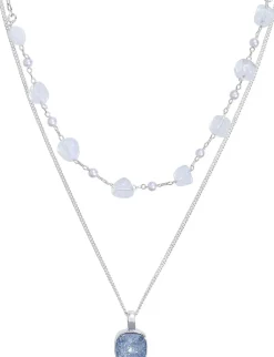 Collana stratificata - Moonstone Gleam