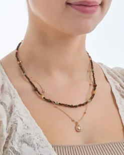 Collana stratificata - Nature Jade