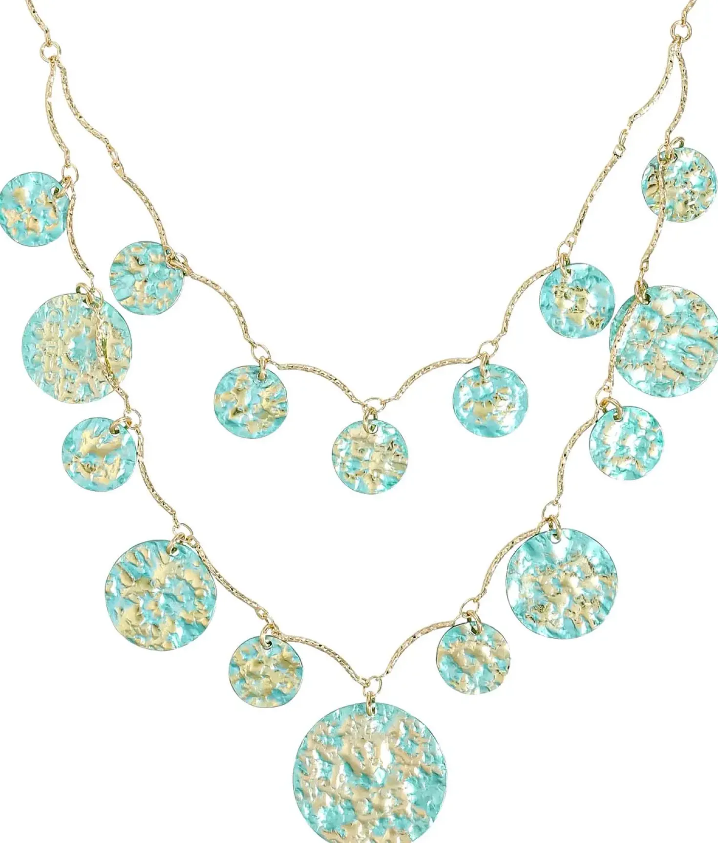 Collana stratificata - Patina Glow