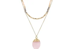 Collana stratificata - Purple Gemstone
