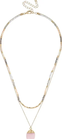 Collana stratificata - Purple Gemstone