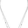 Collana stratificata - Steel Tree