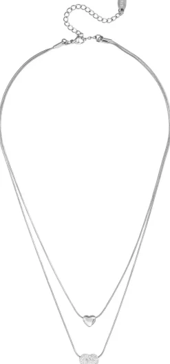 Collana stratificata - Steel Heart