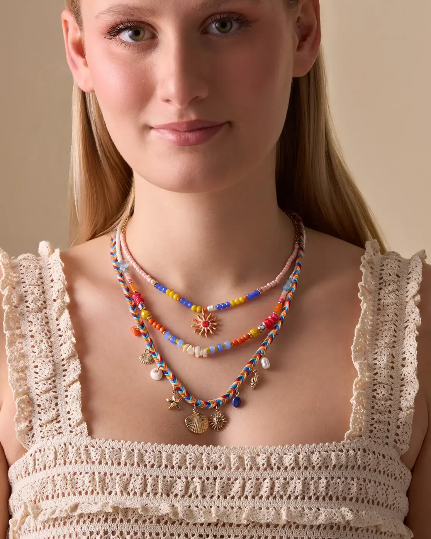 Collana stratificata - Summer Colors
