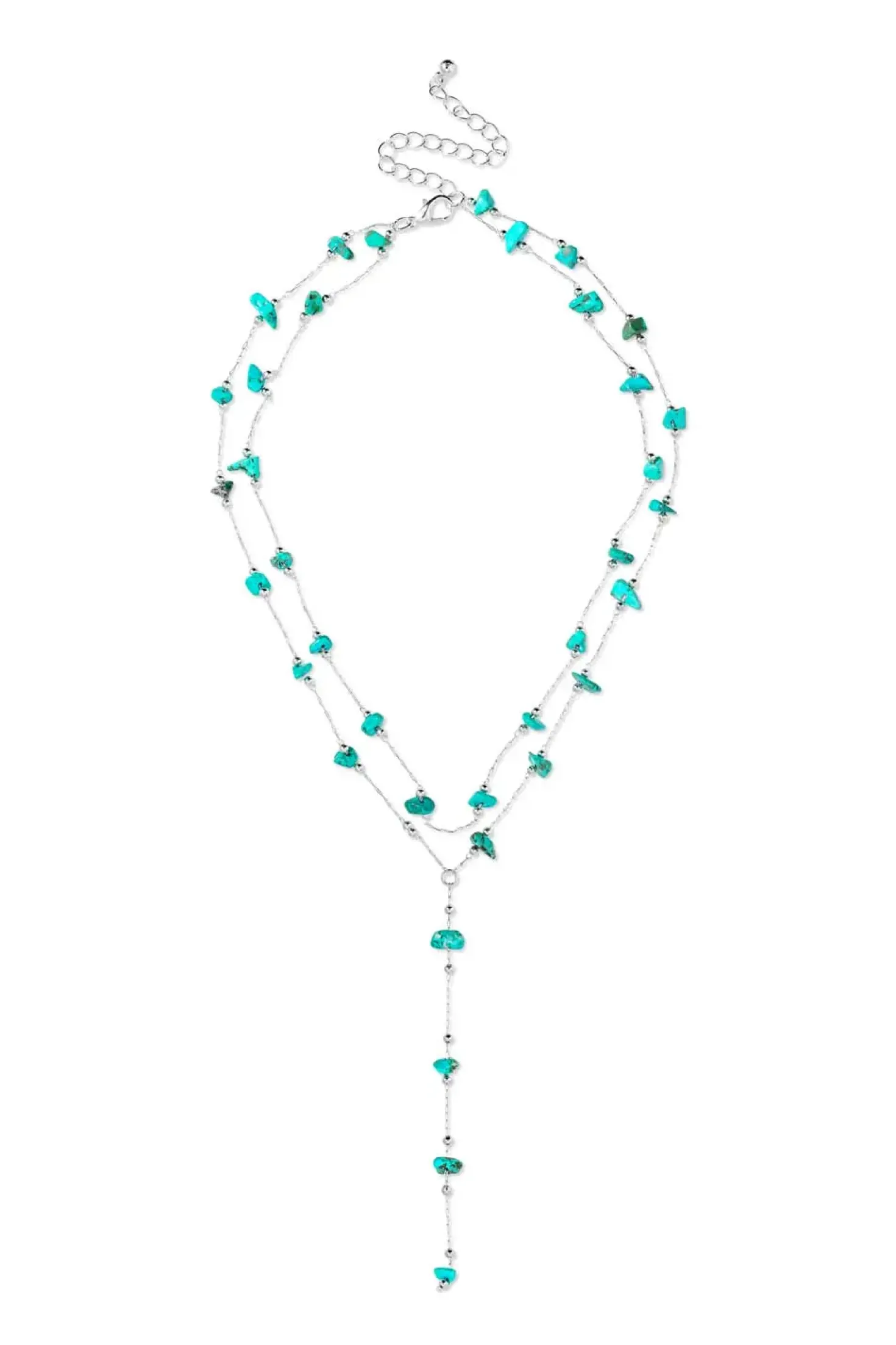 Collana stratificata - Turquoise Flow