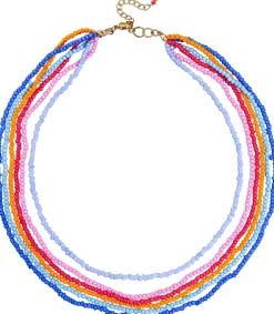 Collana stratificata - Vibrant Rows