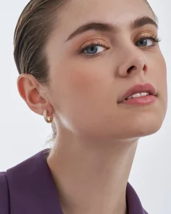Creoli - Silver Glitter