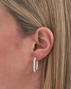 Creoli - Silver Oval