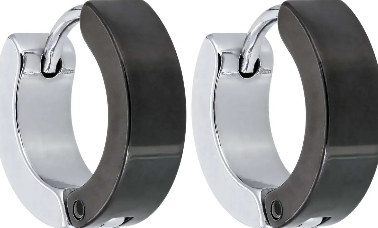 Creoli da uomo - Silver Black
