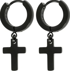 Creoli Uomo - Black Cross