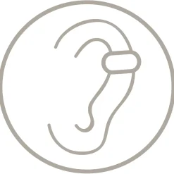 Earcuff - Mat Gold