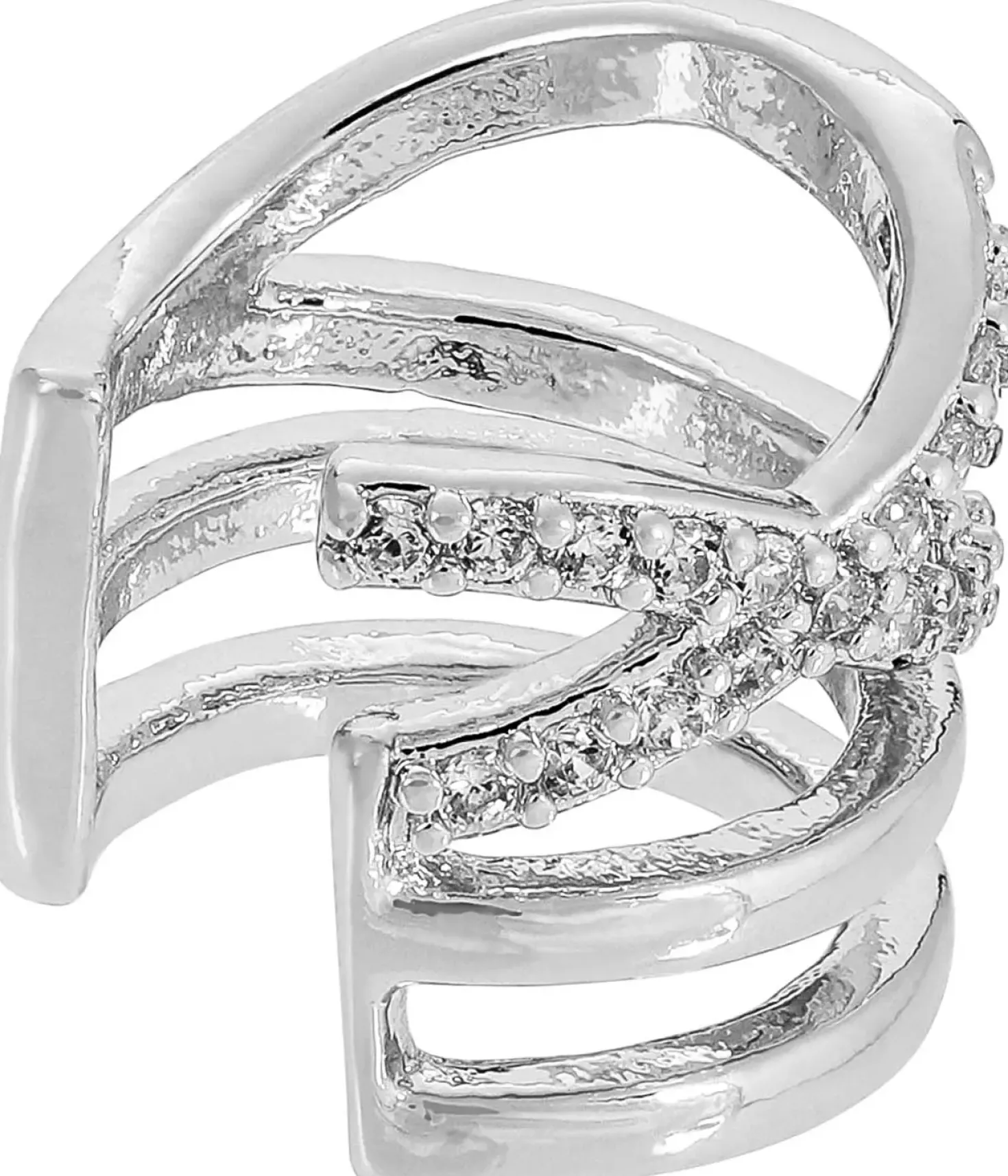 Earcuff - Silver Glow