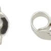 Farfallina per orecchini - Color argento