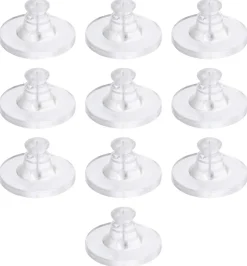 Farfallina per orecchini - Silikon Transparent