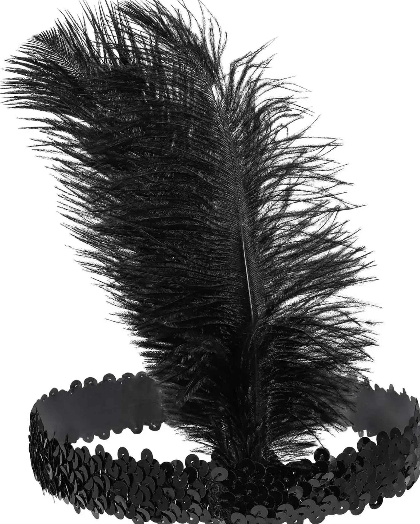 Fascia per capelli - Black Sequins