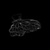Fermaglio per capelli - Black Eyecatcher